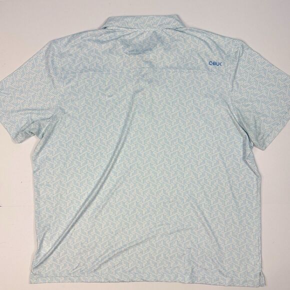 Cutter & Buck CBUK Polo Shirt Mens Size XXL Breathable Golf Light Blue - Picture 2 of 8